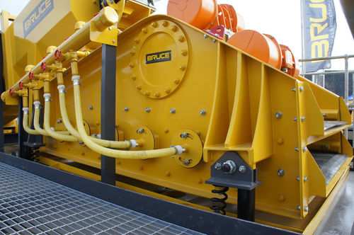 Washer screener - Bruce Engineering - construction / heavy-duty / stainless steel