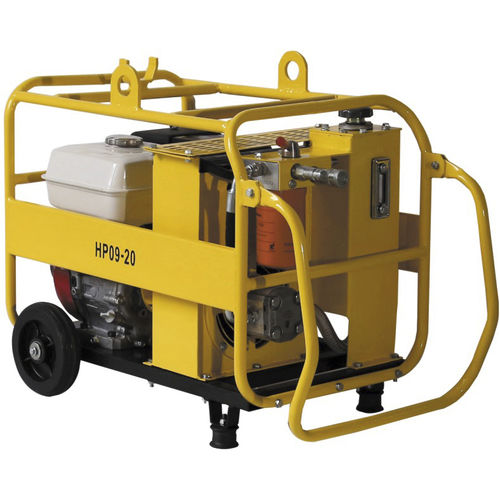 Gasoline engine hydraulic power unit - HP series - ANHUI H-POWER MACHINERY CO., LTD. - wheel-mounted