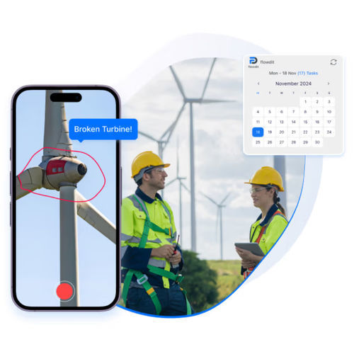 Quality software - Field Service - flowdit - reporting / tracking / scheduling
