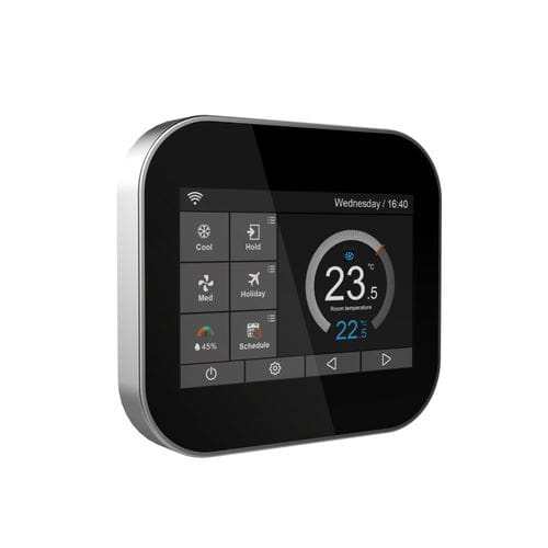 Programmable thermostat - BC107-4EDM - Beijing Breeze Technology Co.,Ltd - wall-mounted / flush diaphragm / surface-mount