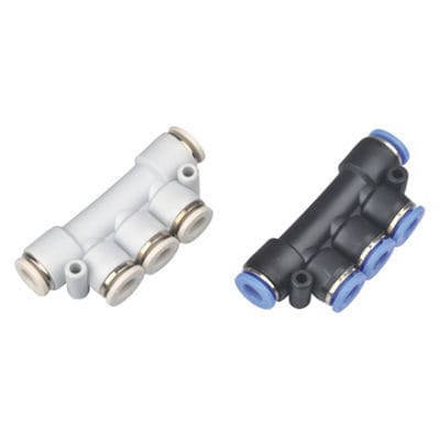 Pneumatic fitting - PK - Ningbo Phen Automation Co., Ltd - push-in / T-shaped / BSPT