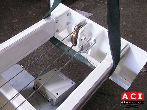 Electric goods lift - MCE - ACI élévation - industrial