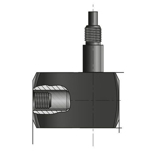 Angle joint with threaded stems - WS-02 - HEXACON