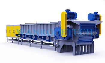 Single shaft shredder - PNGS series - WANROOE-TECH - for pipes / heavy-duty