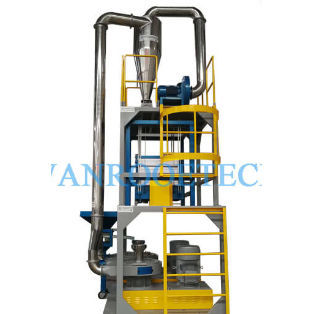 Plastic pulverizer - WR series - WANROOE-TECH - disc / vertical / compact