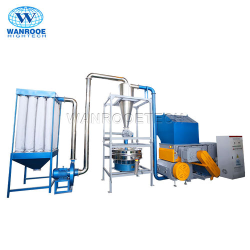 Primary shredder - PNDS series - WANROOE-TECH - single shaft / for plastic waste / for pipes
