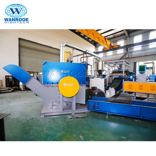 Hydraulic jaw crusher - PNPC series - WANROOE-TECH - stationary / for plastic pipe