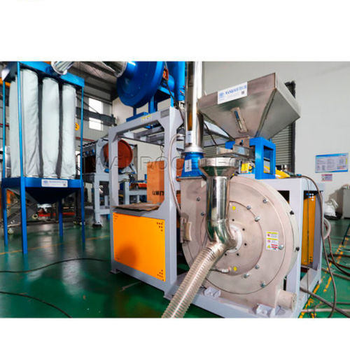Powder mill - PNMF series - WANROOE-TECH - for plastics / disc / horizontal
