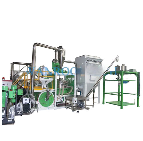 Powder pulverizer - PNMF series - WANROOE-TECH - for plastics / disc / vertical