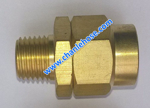 Pneumatic fitting - Foshan Chanle Plastic Products Co.,Ltd. - threaded / brass