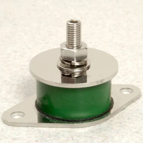 Cylindrical anti-vibration mount - NV series - Hirakata Giken Co.,Ltd. - rubber / stainless steel / for air conditioning