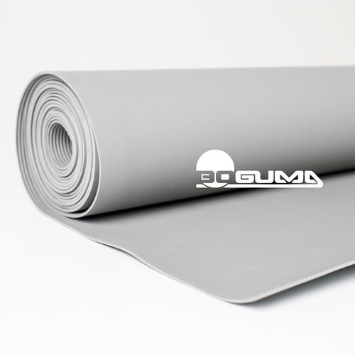 Electrically isolating mat - DEK2-S7-1 - BOGUMA, s.r.o. - fine rib / elastomer / yellow