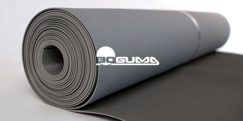 Electrically isolating mat - DEK0-S7-IR - BOGUMA, s.r.o. - fine rib / elastomer / gray