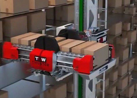 Stationary material handler - TGW TWISTER - VRC WAREHOUSE TECHNOLOGIES