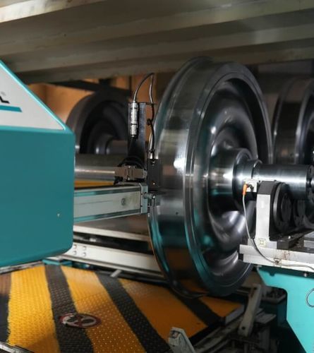 Freight railway wheelset - Kolowag - for wagon / with brake discs / with protection coating