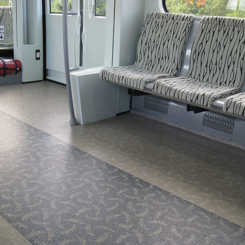 Composite train flooring - TRAVELLER CLASSIC LN - Gerflor - to glue / self-adhesive / antisliding