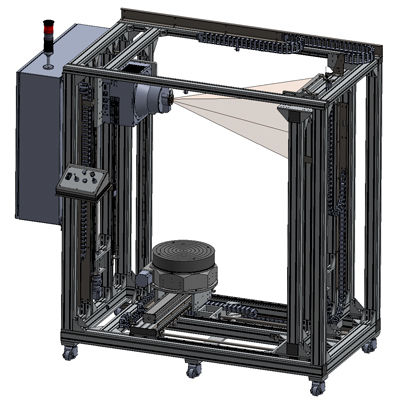 CT computed tomography system - CT-ursus - Novadep NDT Systems - high-resolution