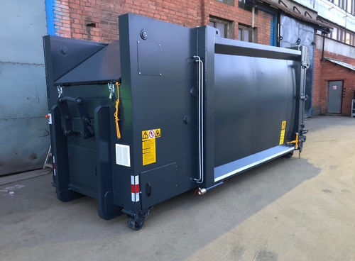 Organic waste compactor - EMC BIO - Ecopress group - mobile / hydraulic / top-loading