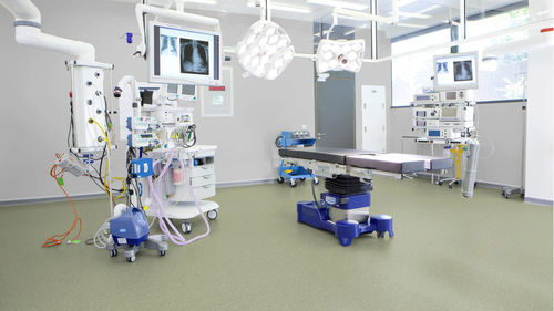 Polyurethane-coated floor covering - iQ Granit SD - tarkett - vinyl / granite / anti-static