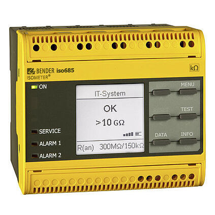 AC network insulation monitor - ISOMETER® isoHR685W - BENDER GmbH & Co KG - AC/DC / DC / Modbus