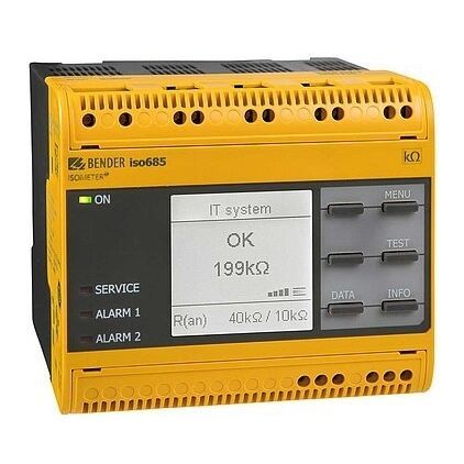 AC/DC insulation monitor - ISOMETER® isoRW685W-D - BENDER GmbH & Co KG - DC / 4-20 mA / Modbus