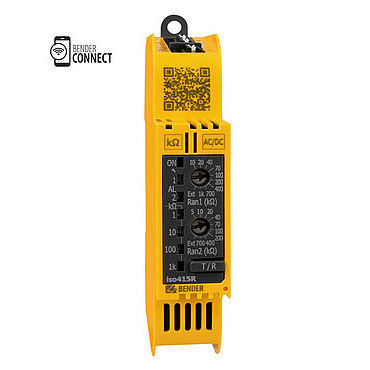 Three-phase system insulation monitor - ISOMETER® iso415R - BENDER GmbH & Co KG - for AC networks / AC/DC / DC