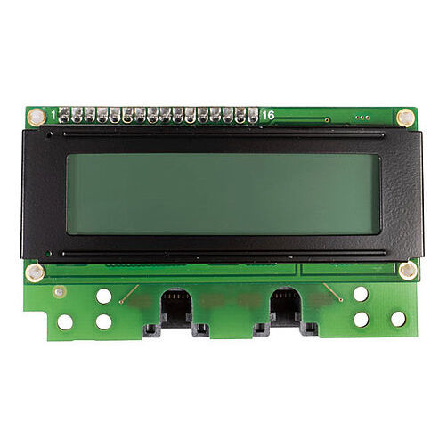 LED display module - DPM2x16FP - BENDER GmbH & Co KG - dot-matrix / monochrome / 16 x 2