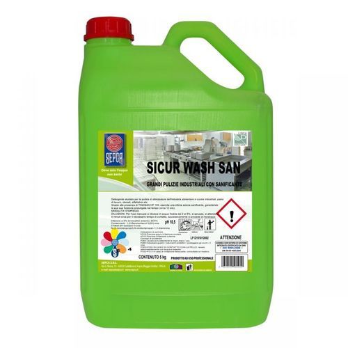 Water-based detergent - Sicur Wash San - Sepca Srl - cleaning / for floor / for sanitary applications