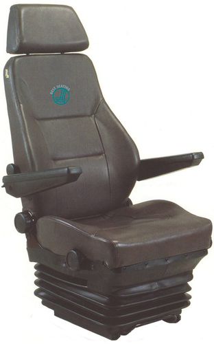 Pneumatic train driver seat - 1191 - Best Seating Systems GmbH - fabric / black / adjustable