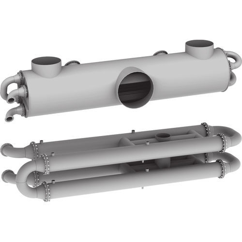 Tubular heat exchanger - TC-PS series - Teplocom Ltd. - liquid/liquid / gas/liquid / air/air
