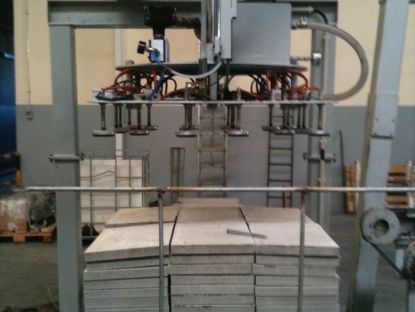 Concrete product production line - Rometa S.A. - automatic / high-speed