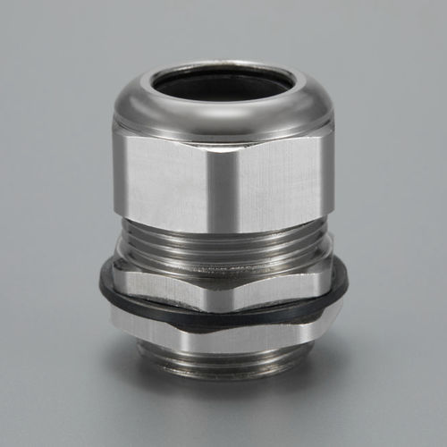 Brass cable gland - PG-BRS series - YUEQING YISEN ELECTRONIC TECHNOLOGY CO.,LTD. - nickel-plated brass / IP68 / PG thread