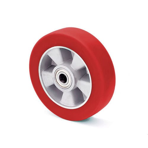 Wheel with solid tire - MPA/200/4K - 700 Kg - MARBA - aluminum / ball bearing / polyurethane