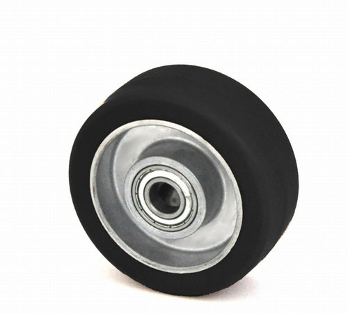 Wheel with solid tire - F3/080/1K ELASTIK – 150 kg - MARBA - rubber / bearing / elastic