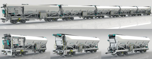 Wheeled carrier - SSDCT - Greenbrier Europe - belt / special / automated