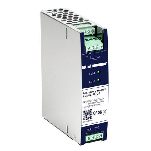 Redundancy module for DC power supplies - AMMR2 series - Lettel