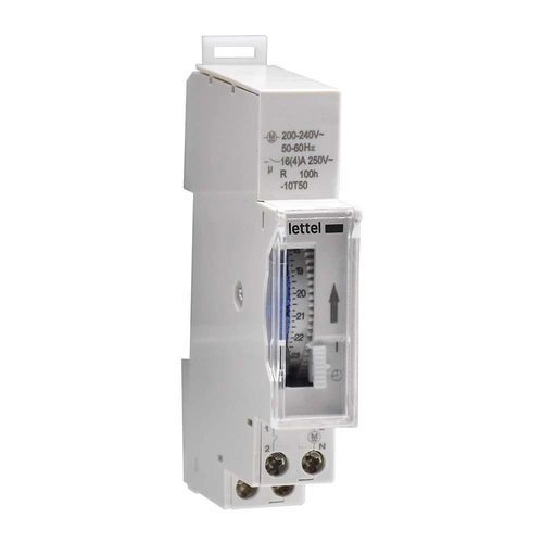 Mechanical time switch - CTS1-J1A - Lettel - analog / DIN rail