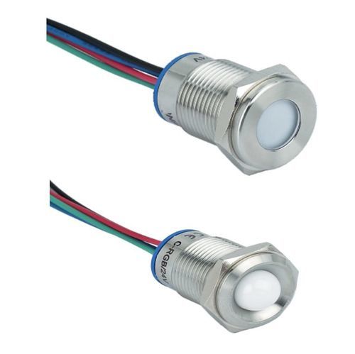 LED indicator light - SVEM16 TRI LED - Lettel - panel-mount / IP67 / corrosion-resistant