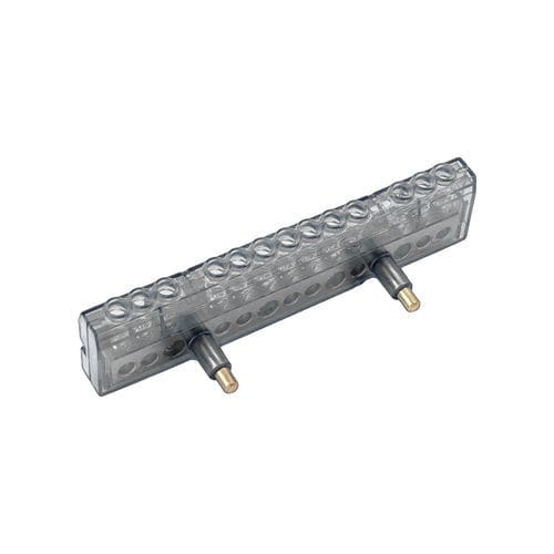 Galvanised steel busbar - DDB-1B125 - Lettel - copper / compact / for distribution