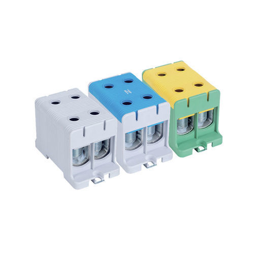 Panel-mount terminal block - DTB-2E150x series - Lettel - DIN rail-mounted / screw connection / IEC
