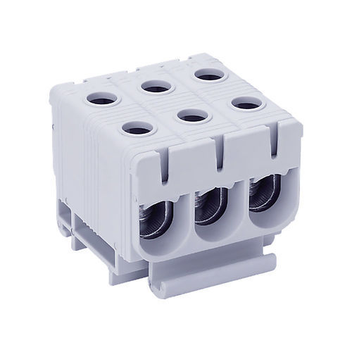 DIN rail-mounted terminal block - DTB-X3E50 - Lettel - panel-mount / screw connection / three-phase