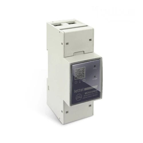 Single-phase electric energy meter - MCX2-6W series - Lettel - DIN rail / smart / WiFi
