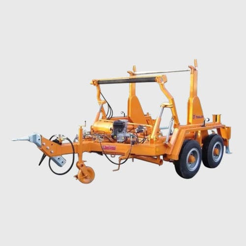 Cable drum trailer - TTA 8008 K - Vetter GmbH Kabelverlegetechnik - for industrial materials / tandem