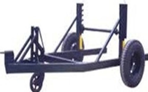 Cable drum trailer - PS-DFC-8Y - Paprsky Energy - for cable transport and laying / towed / hydraulic