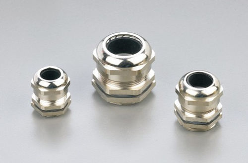 Nickel-plated brass cable gland - M series - Paprsky Energy - waterproof / IP68