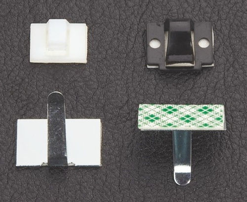 Self-adhesive cable tie mount - c series - Paprsky Energy - plastic / stainless steel / steel