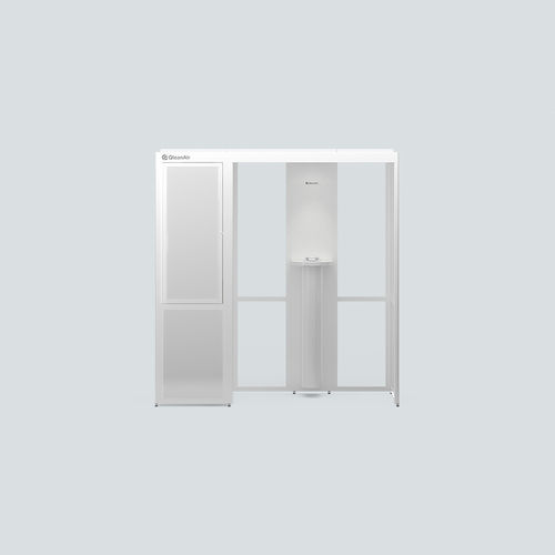 HEPA filter smoking booth - S 40 - Qleanair - activated carbon