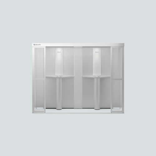 HEPA filter smoking booth - SF Forum - Qleanair - activated carbon