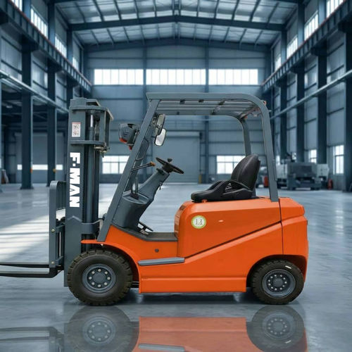 Battery-powered forklift - CPD15 - Xuzhou FMAN Construction Machinery Manufacture Co., Ltd. - ride-on / narrow-aisle / handling