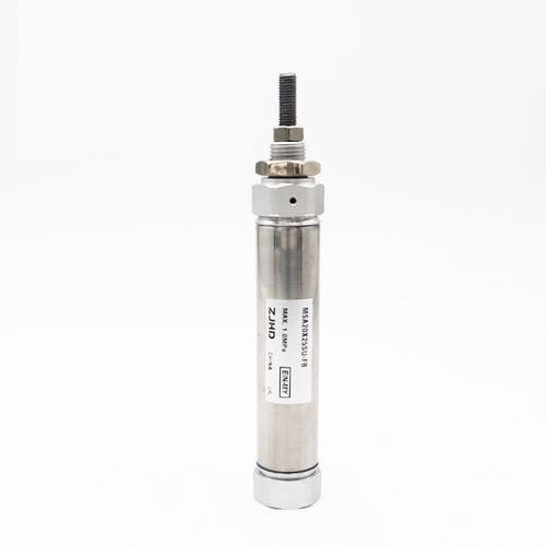 Pneumatic cylinder - MSA20X25-SU-FB - ZJHD Automation Technology Co., Ltd. - single-acting / spring-return / stainless steel